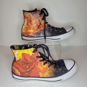 Converse Chuck Taylor Flash DC Comics High Top Shoes Mens 6 Womens 8 Sneakers